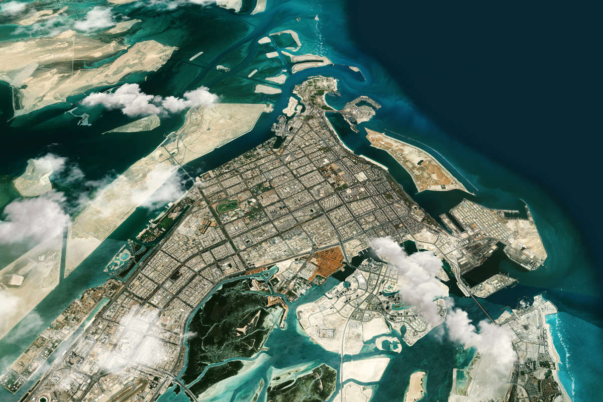 阿布扎比 Abu Dhabi 城市地图