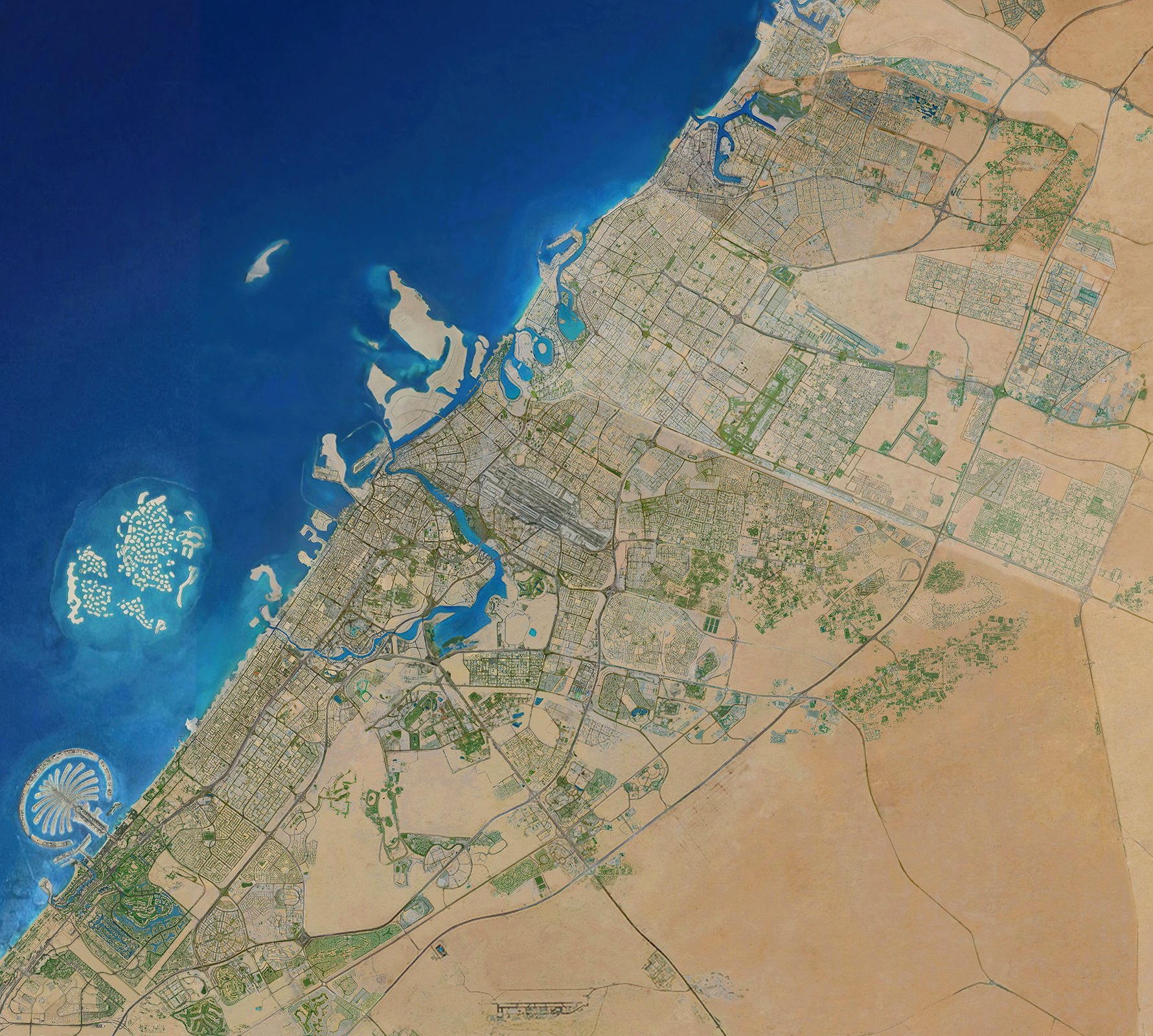 迪拜 Dubai 城市地图